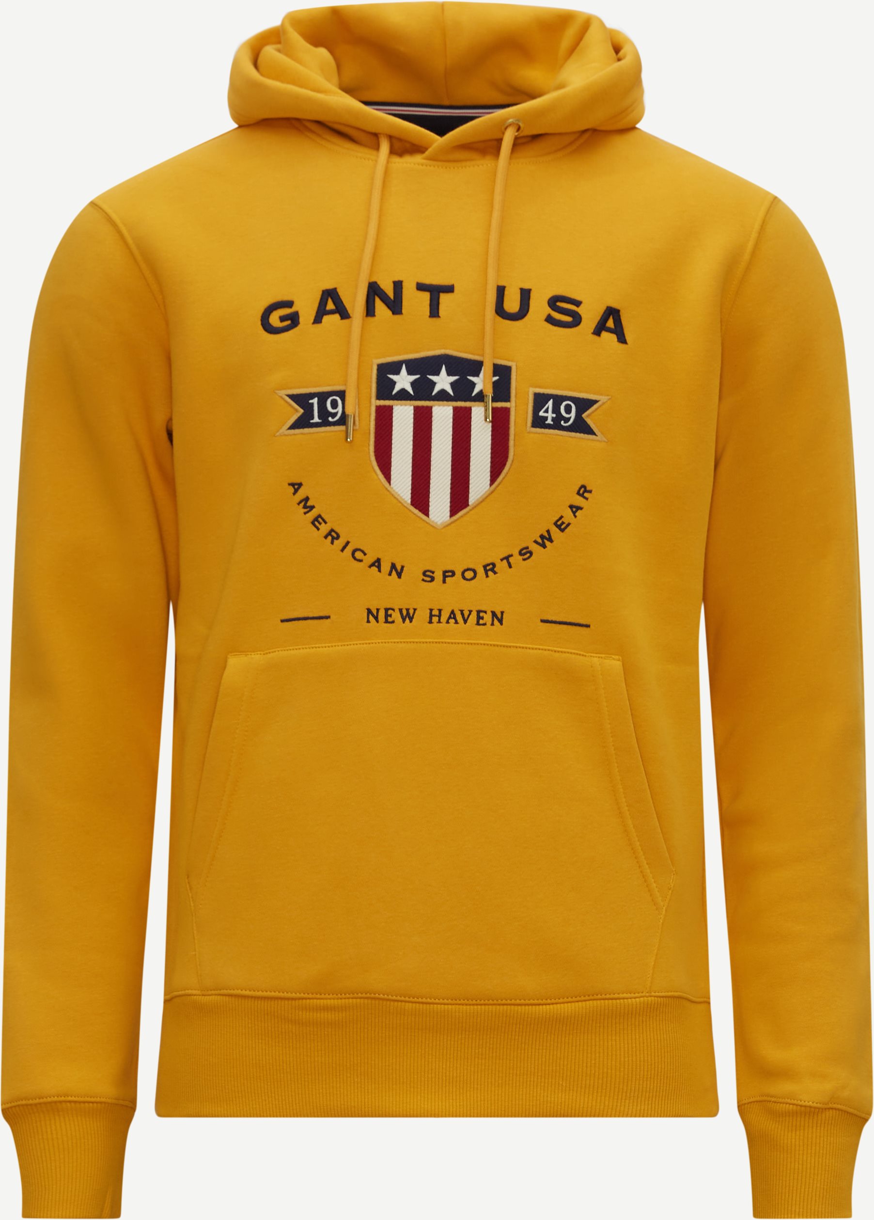 Gant Sweatshirts D1 BANNER SHIELD HOODIE 2007039 Yellow